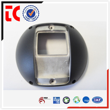 Standard precision custom made camera front cover aluminum die casting for security monitor accessory